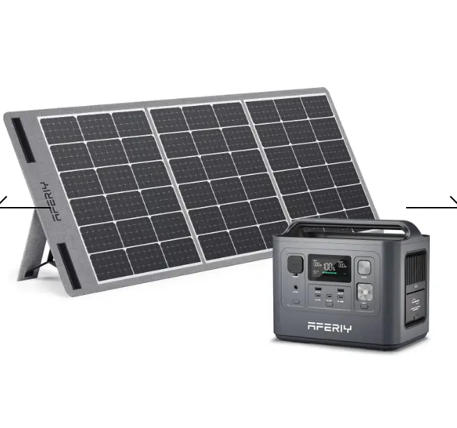 AFERIY P010 800W Solar Generator Kit
