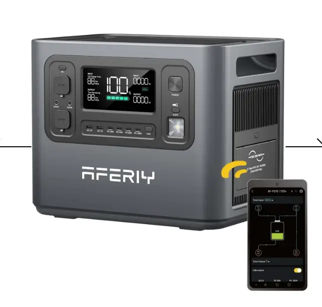 AFERIY P210 2400W 2048Wh Portable Power Station