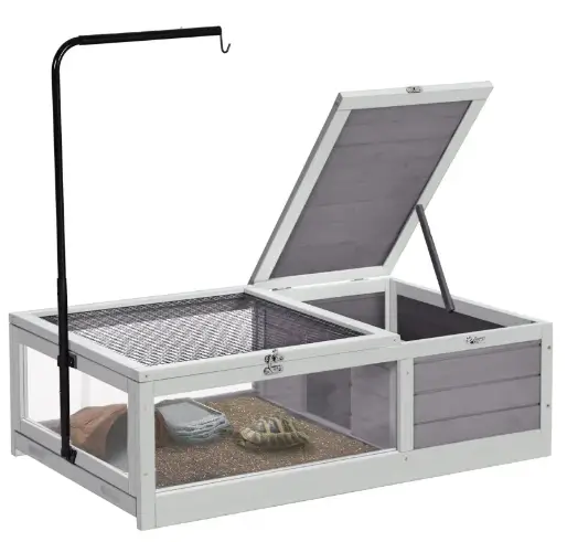 Aivituvin-AIR55 Wooden Tortoise Habitat