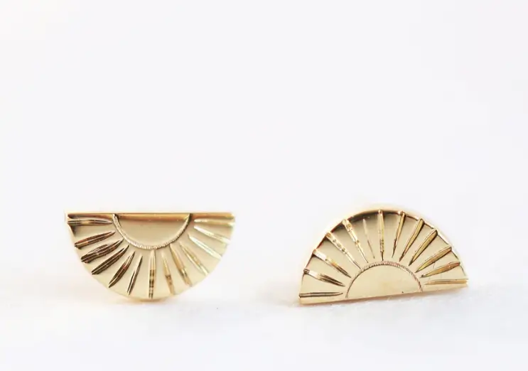 Apollonia Sunrays Stud Earrings