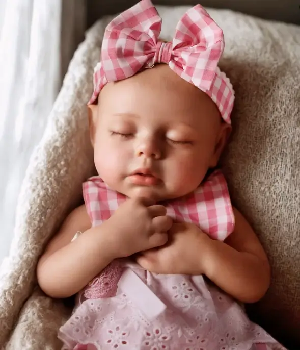 Babeside Lucy 12”/16'' Realistic Silicone Sleeping Baby Little Infant Girl Physical and Mental Accompaniment