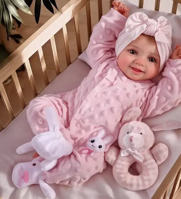 Babeside Smiling Reborn Baby Sunny 17'' Little Infant Girl Healing of the Heart