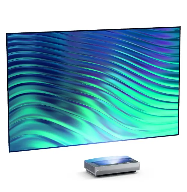 CASIRIS A6 + 100" Aura Black Grid ALR Screen Bundle