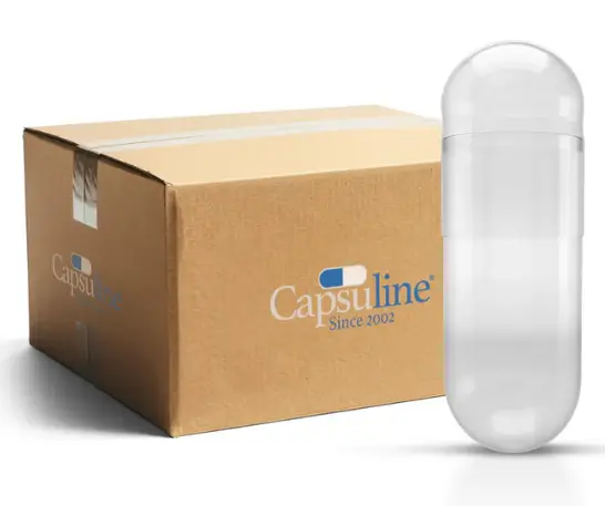 Clear Vegetarian Capsules Size 2