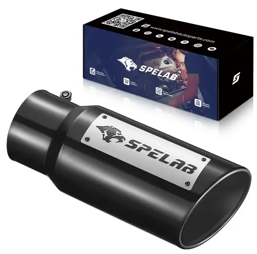 SPELAB Upgrade Exhaust Tip - 4In 5Out, 5In 6Out, 12''Length, T304