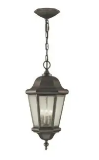 Three Light Outdoor Pendant